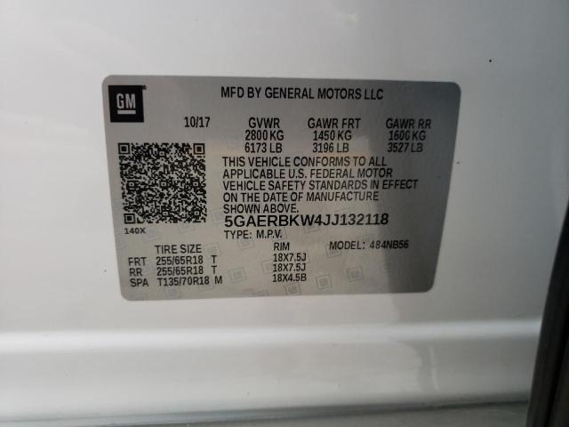 5GAERBKW4JJ132118 Buick Enclave Essence