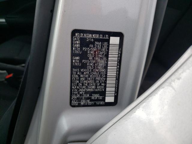 2016 NISSAN JUKE S - JN8AF5MR8GT609374