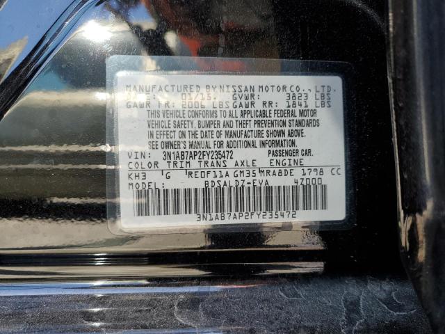 3N1AB7AP2FY235472 Nissan SENTRA S