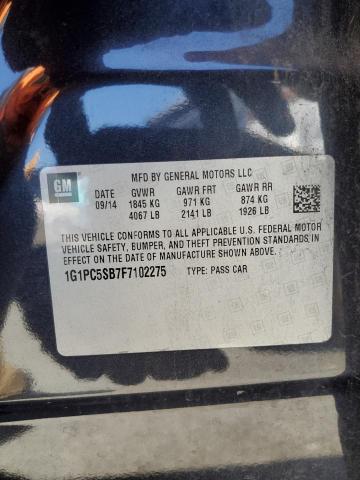 1G1PC5SB7F7102275 Chevrolet CRUZE LT