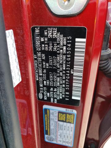 5XYPG4A3XLG650415 KIA SORENTO L