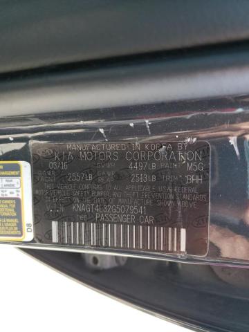 KNAGT4L32G5079541 KIA Optima Lx