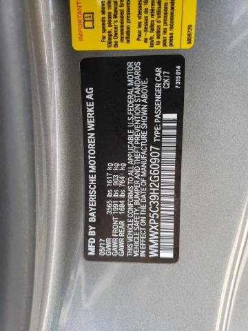 WMWXP5C39H2G60907 Mini Cooper