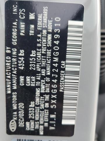 5XXG64J24MG049310 KIA K5 GT LINE