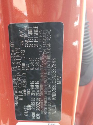 KNDCB3LC5N5537343 KIA NIRO LX
