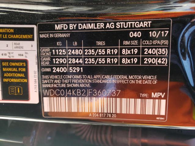 2018 MERCEDES-BENZ GLC COUPE - WDC0J4KB2JF360737