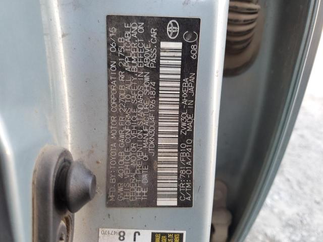 JTDKN3DU4F1961874 Toyota PRIUS