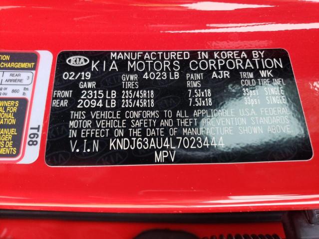 KNDJ63AU4L7023444 KIA Soul Gt Line
