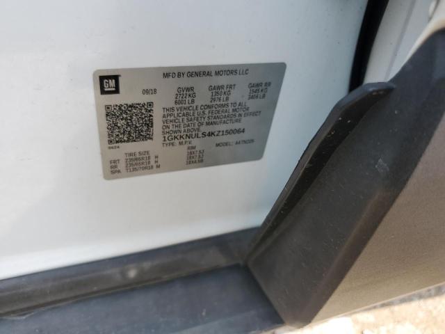 1GKKNULS4KZ150064 GMC Acadia Slt-1