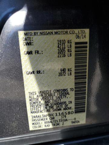 1N4AL3AP0FC116580 Nissan ALTIMA 2.5