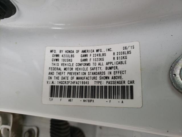 1HGCR2F34FA219645 Honda ACCORD LX