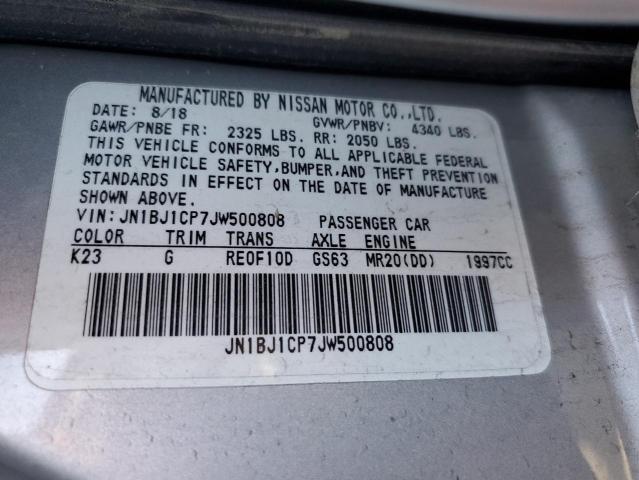 JN1BJ1CP7JW500808 Nissan Rogue Sport S
