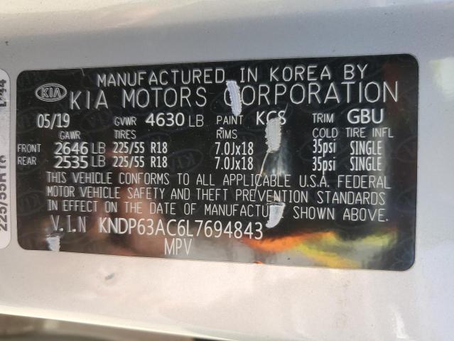KNDP63AC6L7694843 KIA SPORTAGE S