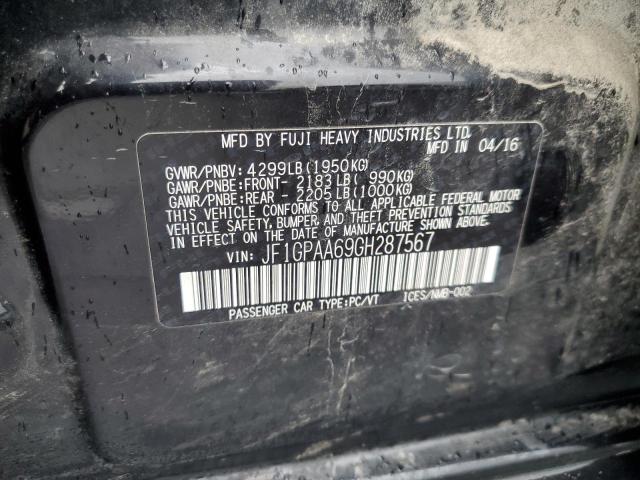 JF1GPAA69GH287567 Subaru Impreza