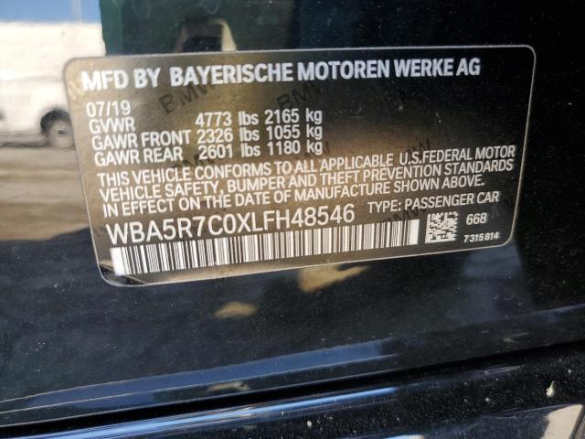 VIN WBA5R7C0XLFH48546 BMW 3 Series 330XI 2020 12