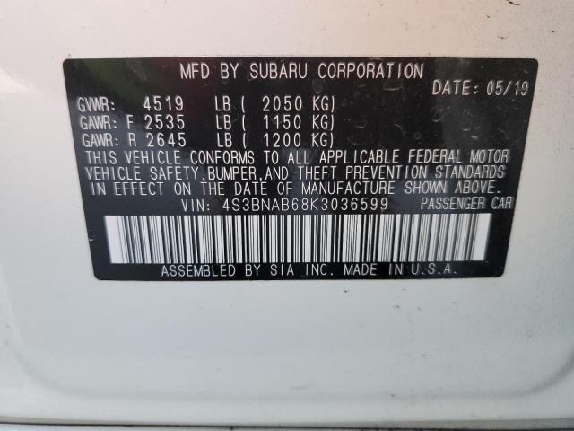 4S3BNAB68K3036599 Subaru Legacy 2.5i