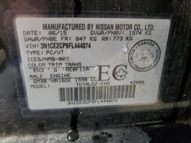 2015 NISSAN VERSA NOTE - 3N1CE2CP9FL444074