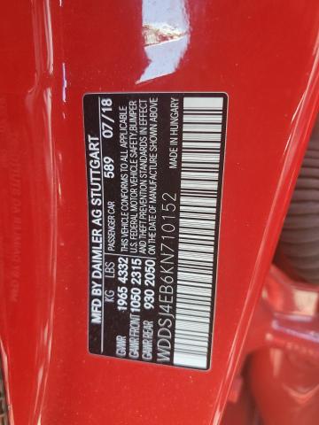 WDDSJ4EB6KN710152 Mercedes-Benz CLA 250
