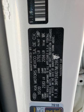 3KPF24AD7ME296712 KIA FORTE FE