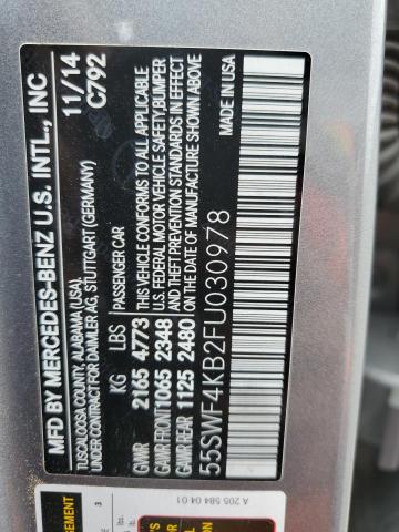 55SWF4KB2FU030978 Mercedes-Benz C 300 4matic