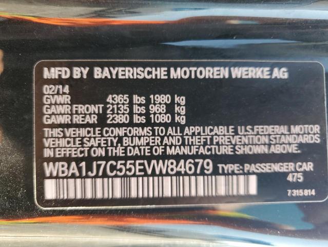 VIN WBA1J7C55EVW84679 2014 BMW 2 Series, M235I no.12