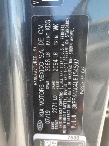 3KPF44AC4LE154592 KIA FORTE GT