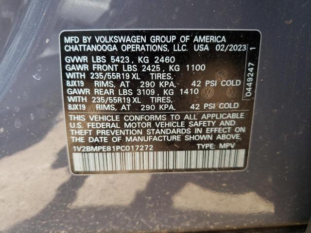 2023 VOLKSWAGEN ID.4 1V2BMPE81PC017272