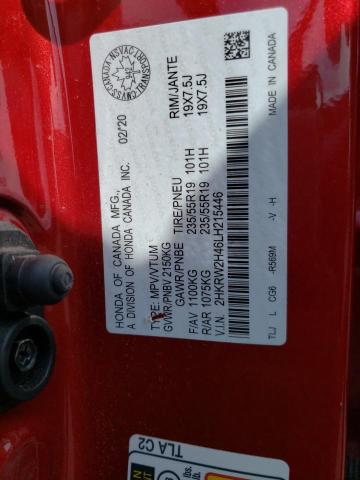 2020 HONDA CR-V SPORT - 2HKRW2H46LH215446