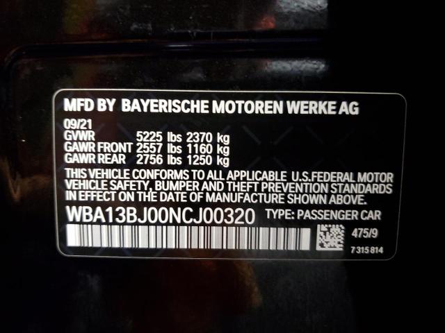 2022 BMW 530 XI - WBA13BJ00NCJ00320