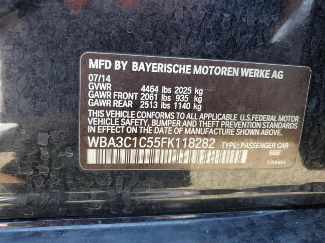 WBA3C1C55FK118282 BMW 328 I Sulev