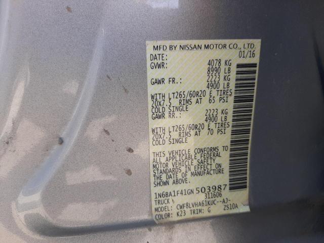 1N6BA1F41GN503987 Nissan Titan Xd Sl