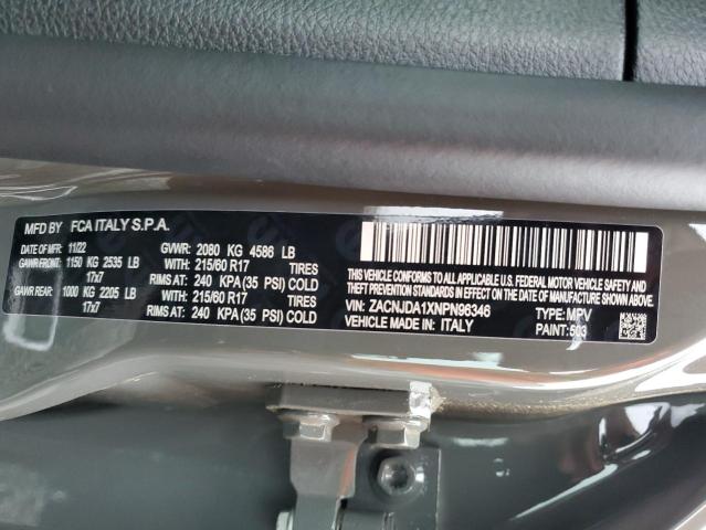 ZACNJDA1XNPN96346 Jeep Renegade Sport
