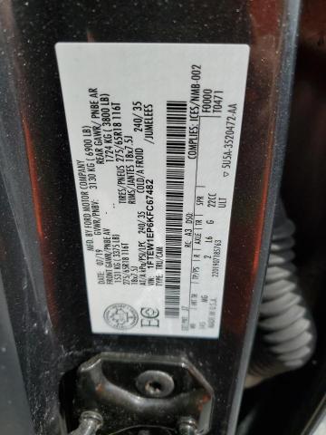 2019 FORD F150 SUPER - 1FTEW1EP6KFC67482