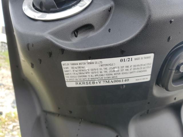 2021 YAMAHA YW125 RKRSEB1Y7MA006140