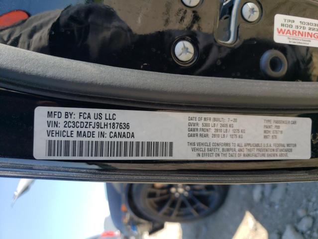 2C3CDZFJ9LH187636 Dodge Challenger R/t Scat Pack