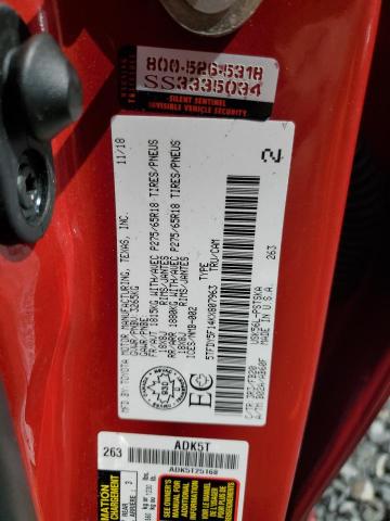 2019 TOYOTA TUNDRA CRE - 5TFDY5F14KX807963