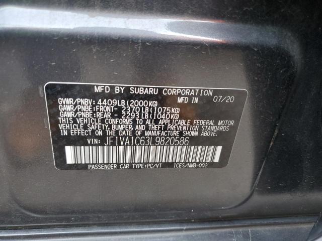 JF1VA1C63L9820586 Subaru Wrx Premium