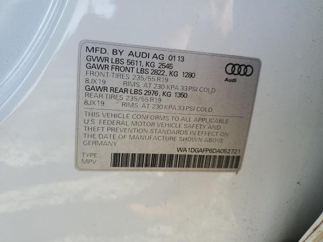 VIN WA1DGAFP6DA052721 2013 Audi Q5, Premium Plus no.12