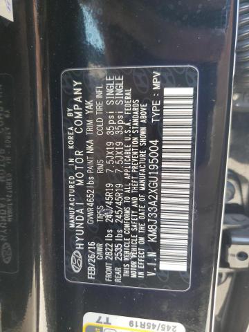2016 HYUNDAI TUCSON LIM - KM8J33A2XGU195004