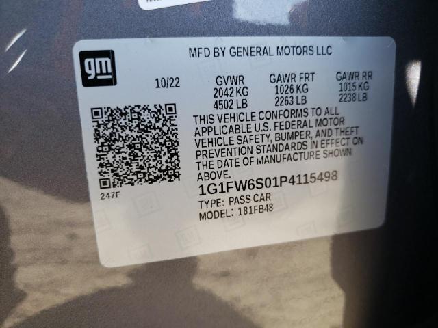 2023 CHEVROLET BOLT EV 1L 1G1FW6S01P4115498