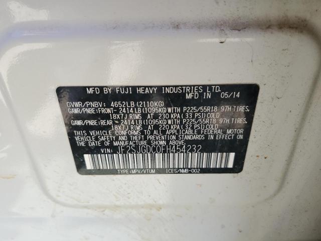 JF2SJGDC0FH454232 Subaru Forester 2.0xt Premium
