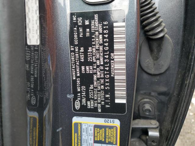 5XXGT4L34LG434816 KIA Optima Lx
