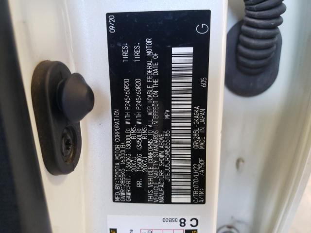2021 TOYOTA 4RUNNER NI - JTEJU5JR5M5855185