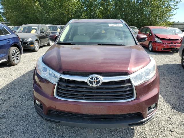 VIN 5TDJKRFH4ES052719 2014 Toyota Highlander, Xle no.5