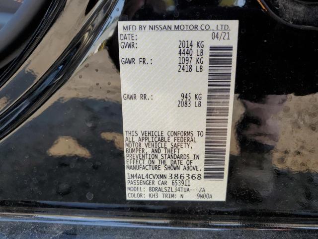 1N4AL4CVXMN386368 Nissan ALTIMA SR