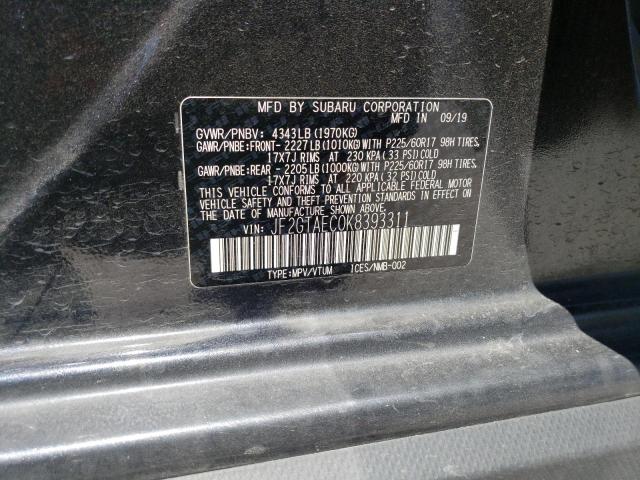 JF2GTAEC0K8393311 Subaru Crosstrek Premium