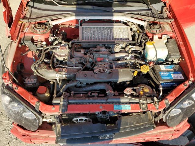 VIN: JF1GD29695G522880 Auction: COPART Lot: 65828483 Location: WI - APPLETON JF1GD29695G522880 SUBARU WRX 2005 RED Photo 11