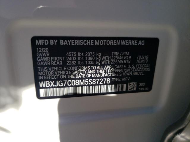 WBXJG7C08M5S87278 BMW X1 Sdrive28i