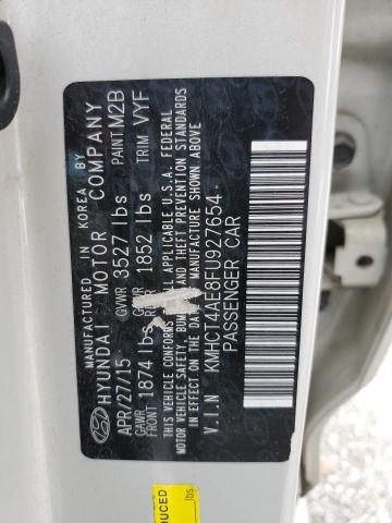 KMHCT4AE8FU927654 Hyundai ACCENT GLS