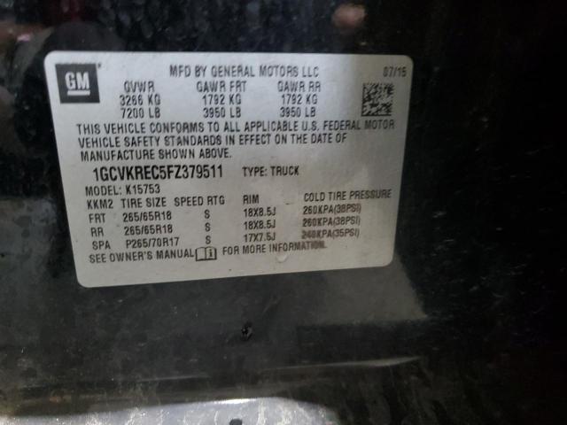 2015 CHEVROLET SILVRDO LT 1GCVKREC5FZ379511